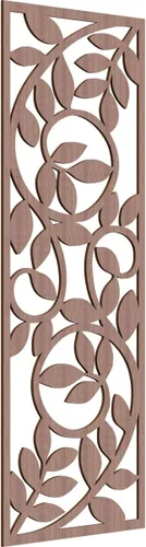 Miniatura 182 de 9 3/8"W x 24 3/8"H x 1/4"T Utica Decorativo Fretwork Madera Paneles de Pared, Abedul