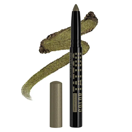 Miniatura 18 de MAYBELLINE Color Tattoo Longwear - Sombra de ojos multiusos Stix, maquillaje de ojos, I am Courageous (bronce claro brillante)
