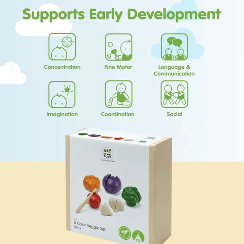 Miniatura 4 de PlanToys - Juguete educativo ecológico, multicolor (3431)