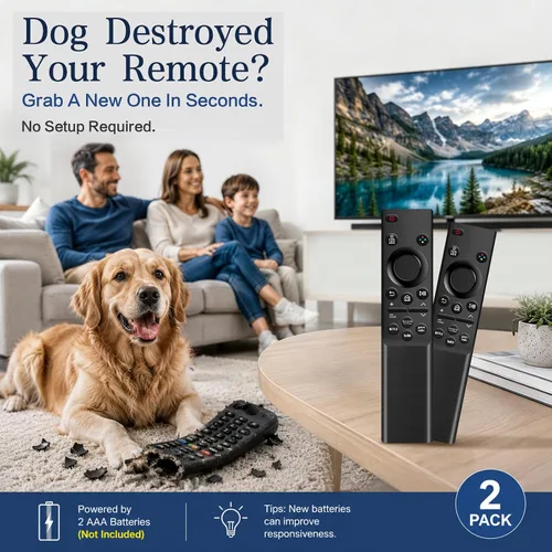 Miniatura 3 de [Paquete de 2] Reemplazo universal para control remoto Samsung TV, compatible con todos los modelos Samsung Smart TV, QLED, 4K, 8K, marco, curvo