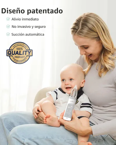 Miniatura 5 de Aspirador nasal para bebé, ventosa de nariz para bebé, ventosa de nariz para bebé, limpiador de nariz para bebé, ventosa automática de nariz