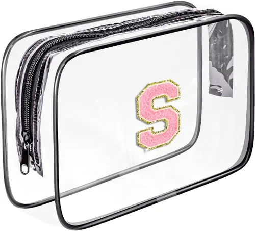 Miniatura 20 de Bolsa de aseo transparente Fodofodo, bolsa de aseo de viaje portátil, bolsa de maquillaje impermeable, organizador de almacenamiento de cosméticos