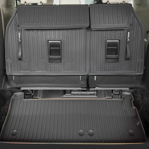 Miniatura 14 de IKABEVEM Alfombrillas compatibles con Toyota Camry 2018-2024 (no compatibles con modelos híbridos o AWD) – Forros de suelo de TPE de 1ª y 2ª fila
