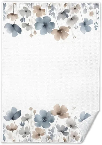Miniatura 17 de Chinoiserie - Toallas de cocina florales con lazo coquette, paños de cocina florales azules y blancos para decoración de cocina, toallas de mano