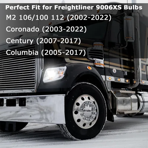 Miniatura 2 de Bombillas 9006XS HB4A para Freightliner M2 100 106 112 Columbia Coronado Century 6500K blanco alto brillo 9006 luz antiniebla de repuesto HB4