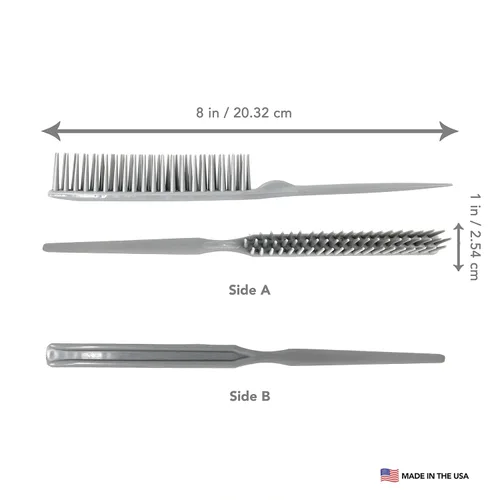 Miniatura 2 de Allegro Combs Peines de peluquería para peluquería de peluquería de 3 filas para cabello natural y pelucas para cabello rizado, fabricados