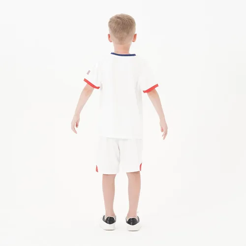 Miniatura 92 de Cnins Camisetas de entrenamiento de fútbol para niños de 2 a 14 años, trajes de práctica para niños y niñas con colores del equipo nacional