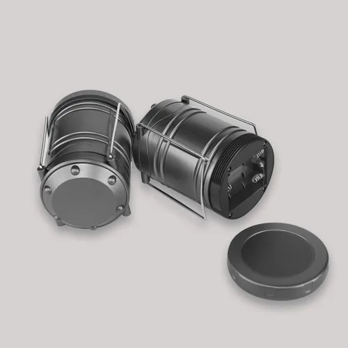 Miniatura 7 de Lichamp Linterna LED para campamento, paquete de 4 linternas alimentadas por batería para cortes de energía, luz colgante plegable portátil esencial