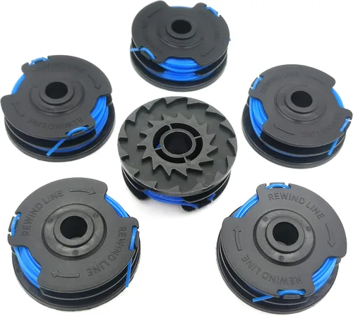 AC41RL3 Autofeed Dual 0.065 pulgadas 27 pies Línea de repuesto y carrete para Homelite Electric Weed Whacker UT41112 UT41121 UT41120 UT41113 UT41122