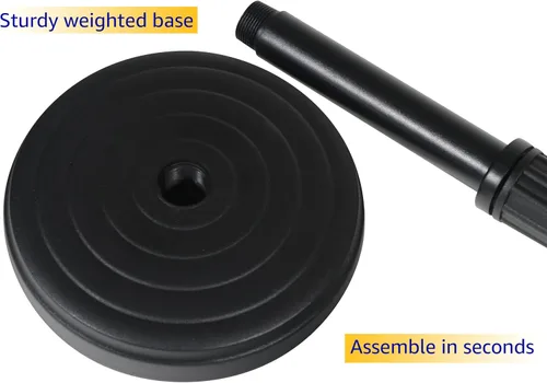 Miniatura 3 de Trademark Innovations Soporte de micrófono ajustable, escritorio con soporte de micrófono, soporte de micrófono de mesa, soporte de micrófono
