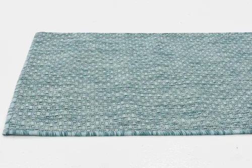 Miniatura 6 de Unique Loom Collection - Alfombra casual de transición sólida jaspeada para interiores y exteriores