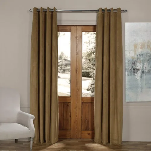 Miniatura 14 de Half Price Drapes VPCH-110602-84-GRBO cortinas oscurecedoras de ojales terciopelo