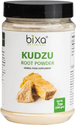 bixa BOTANICAL Polvo de raíz de Kudzu indio (Pueraria tuberosa/Vidarikand) Suplemento herbario natural ayurvédico - 7 oz (200 g)