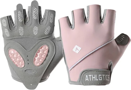 Miniatura 8 de Guantes de entrenamiento para mujeres y hombres, de gel de sílice semisólido, antideslizantes, guantes de levantamiento de pesas para mujeres