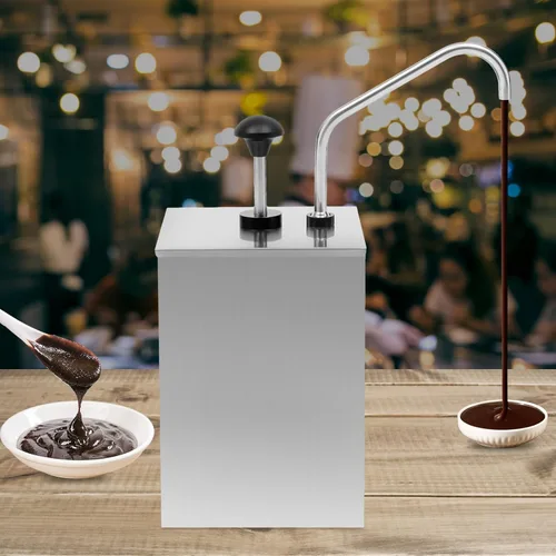 Miniatura 3 de Bomba dispensadora de salsa comercial de acero inoxidable 304, ketchup, dulce de azúcar caliente, chocolate con queso, caramelo caliente
