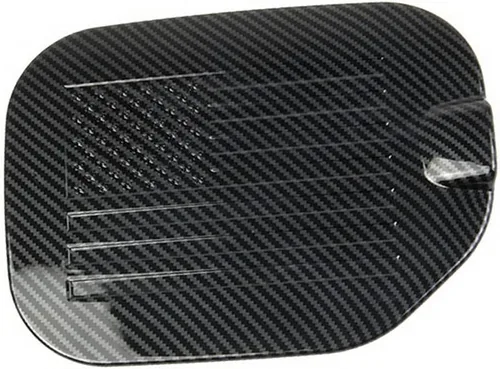 Miniatura 3 de Fibra de carbono tanque de combustible cubierta accesorios puerta de gas para Ford F150 2021+