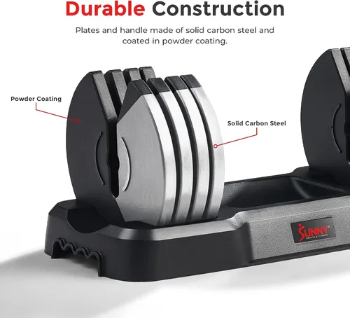 Miniatura 5 de Sunny Health & Fitness Elite Adjustable Dumbbell