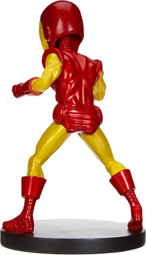 Miniatura 3 de NECA Marvel Classic Head Knocker Iron Man Toy 8 pulgadas