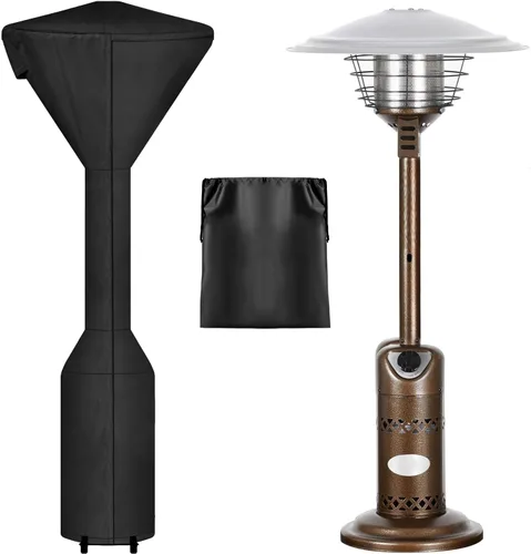 Miniatura 12 de OutdoorLines Fundas impermeables para calentadores de patio al aire libre con cremallera y bolsa de almacenamiento, a prueba de polvo, resistente a