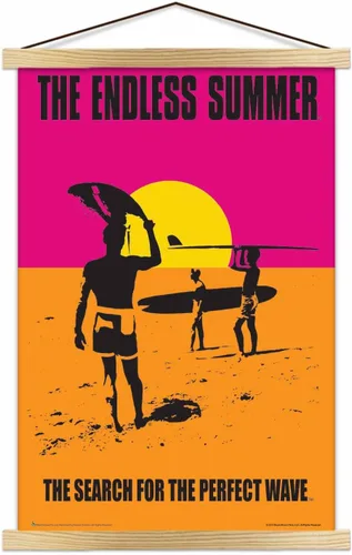 Miniatura 5 de Scorpio Posters The Endless Summer - Movie Mini Poster - Officially Licensed - 11" x 17" - with Black Wood Poster Holder