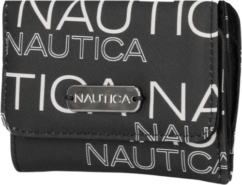 Miniatura 14 de Nautica Rower's End Cartera Pequeña para Mujeres, Bloqueo RFID Portador Delgado de Tarjetas de Crédito con Bolsillo para Monedas con Cremallera
