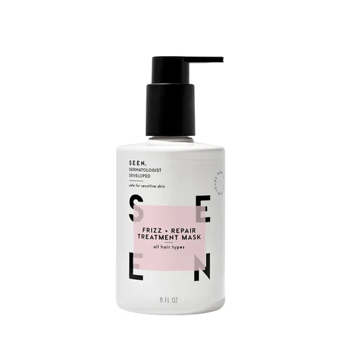 Miniatura 8 de SEEN Máscara de tratamiento de frizz + reparación, sin fragancia, combate el encrespamiento, repara el daño para un cabello más fuerte, suave