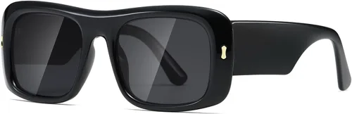 Miniatura 10 de kimorn Gafas de sol para mujeres y hombres, de moda, retro, de los años 90, vintage, Y2K, de gran tamaño, con marco cuadrado, sombras K1337