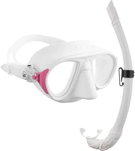 Miniatura 8 de Cressi Máscara y esnórquel diseñados desde apnea y buceo - Sistema antivaho y máscara de bajo volumen - Snorkel flexible y plegable - Calibro y Negro