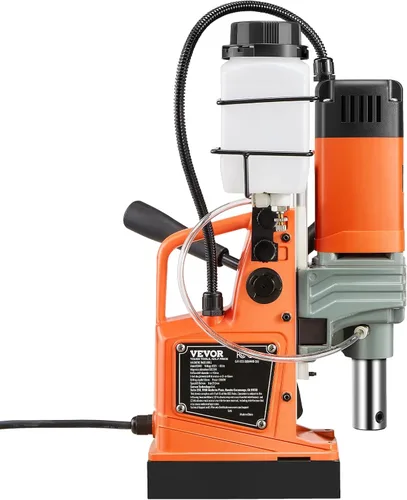 Miniatura 12 de VEVOR Prensa de Taladro Magnético, 1300W 3.99 cm de Diámetro de Taladro, Taladro Magnético Portátil de 2922 lbf de Potencia, 810 RPM, Máquina