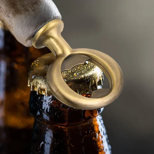 Miniatura 2 de Patelai 30 piezas de metal abridor de botellas de acero inoxidable en blanco, accesorios para boda, fiesta de vino, proyectos de bricolaje, torneado