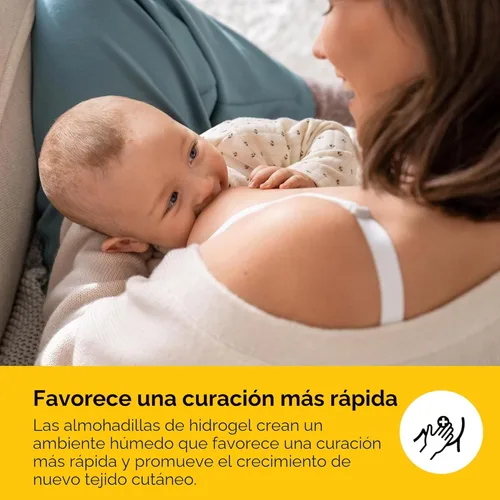 Miniatura 5 de Medela Almohadillas de Hidrogel, Alivio Instantáneo del Dolor para Pezones Agrietados o Doloridos por Amamantar y Extraer Leche, Humedad Refrescante