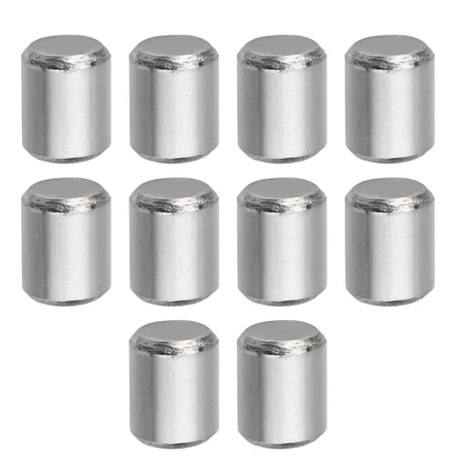Miniatura 18 de MroMax 100 pasadores cilíndricos de acero inoxidable 304 M1.0.197 x 0.236 in, clavijas de soporte de estante para dispositivos metálicos