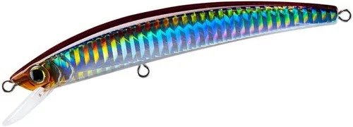 Miniatura 25 de Yo-Zuri Señuelo flotante Crystal Minnow Holographic Redhead