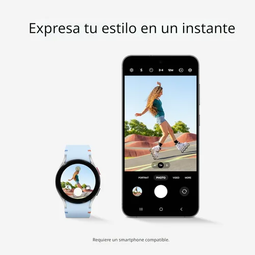 Miniatura 7 de Samsung Galaxy Watch FE 40mm LTE AI Smartwatch con seguimiento de fitness, sensor BIA, zonas de frecuencia cardíaca personalizadas, monitor de Negro