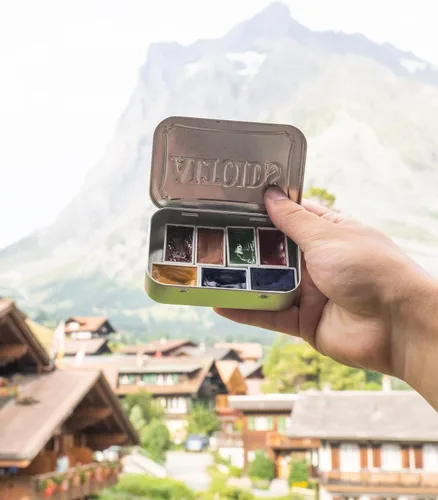 Miniatura 8 de Kit de acuarela natural Respetuoso con el medio ambiente Grado profesional 7