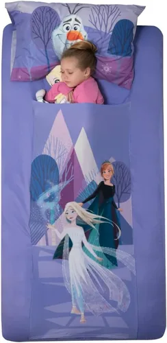 Juego de ropa de cama para niños Frozen de Disney, sábanas de compresión súper suaves Snuggle (TM), individual, (producto oficial de Disney) de