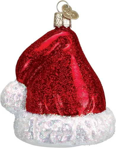 Miniatura 14 de Old World Box - Adorno de vidrio soplado para árbol de Navidad, decoración festiva artesanal, colección de fiestas