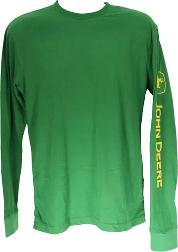 Miniatura 4 de John Deere Camiseta de manga larga sólida con logotipo en la manga Negro