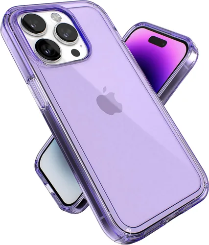 Miniatura 11 de Speck Funda transparente para iPhone 14 Pro - Protección contra caídas, funda delgada de doble capa resistente a arañazos para iPhone 14 Pro de 6.1