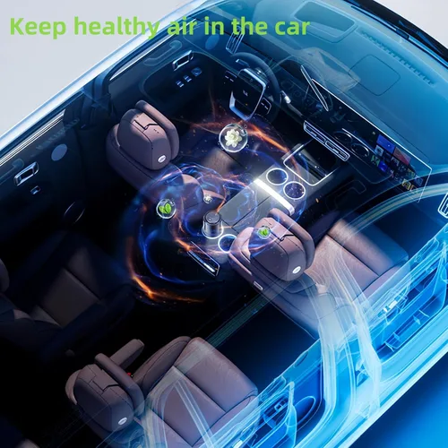 Miniatura 8 de Difusor inteligente para automóvil con paquetes de aceite fragante, difusor de aroma con luz colorida, ambientador de aire para automóvil