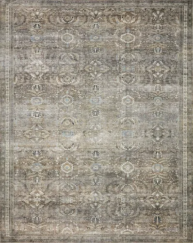 Miniatura 5 de Loloi - Alfombra decorativa Layla Collection LAY-13 Antiguo/Musgo, 2 pies 3 pulgadas x 3 pies 9 pulgadas, 0,33 cm de espesor, alfombra acento suave