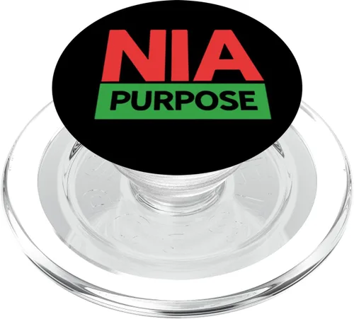 Nia Kwanzaa Principio de propósito para hombres, mujeres, niños y niñas, PopSockets MagSafe PopGrip para iPhone