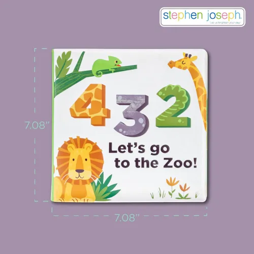 Miniatura 5 de Stephen Joseph, Libro flotante que cambia de color, juguetes de baño para niños pequeños, tiburón