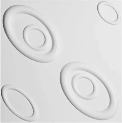 Miniatura 2 de Ekena Millwork WP20X20MAWH 19 5/8 pulgadas de ancho x 19 5/8 pulgadas de alto Maria EnduraWall Decorativo 3D Panel de pared cubre 2.67 pies cuadrados