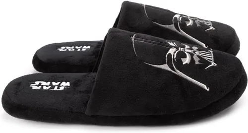 Miniatura 4 de STAR WARS Pantuflas para hombre Darth Vader Dark Side Poliéster Zapatos para casa, Negro