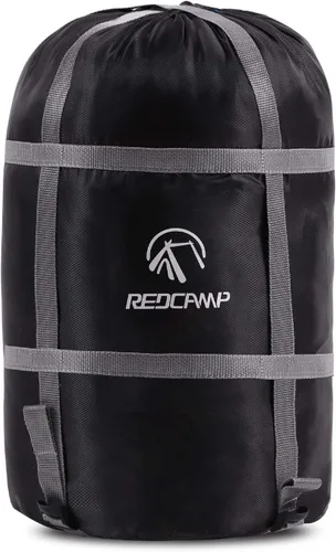 Miniatura 7 de REDCAMP Saco de compresión para saco de dormir, Negro M, L, XL y XXL, ideal para mochileros y camping
