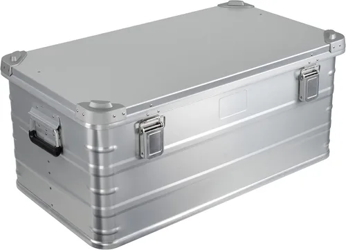 Miniatura 16 de Eylar Caja de almacenamiento de aluminio cruzada para Overland, baúl, estuche de carga de metal, caja de almacenamiento (combo de 4 piezas, negro)