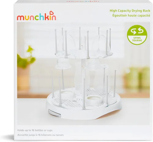 Miniatura 6 de Munchkin® Estante de secado de alta capacidad para biberones y accesorios, blanco
