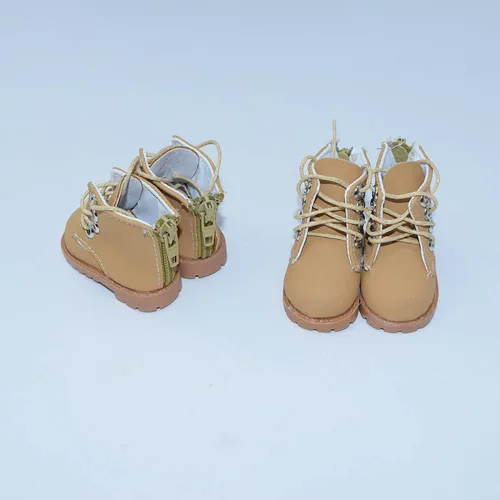 Miniatura 4 de niannyyhouse Zapatos altos de longitud 2.1 in para 1/6BJD 7.8 pulgadas (7.9 in) muñeca humanoide de felpa animales de peluche (negro)