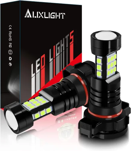 Miniatura 22 de AUXLIGHT H1 Bombillas LED antiniebla DRL, 3000 lúmenes, bombillas de repuesto extremadamente brillantes para automóviles, camiones, amarillo dorado